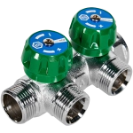 SMB-6850-343402 STOUT Коллектор регулирующий 3/4", 2 отвода 3/4"ЕК