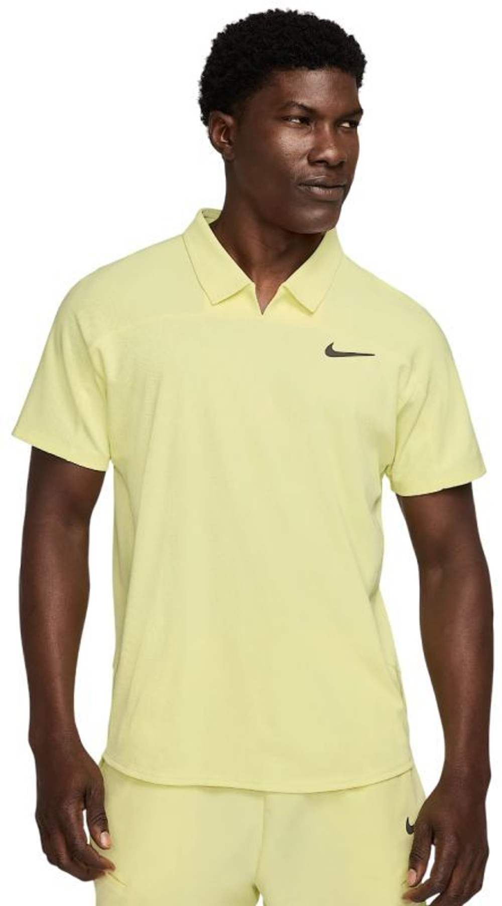 Мужское теннисное поло NikeCourt Slam Dri-Fit Adventage Tennis - желтый