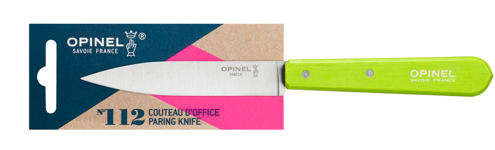 Нож столовый Opinel №112, деревянная рукоять, блистер