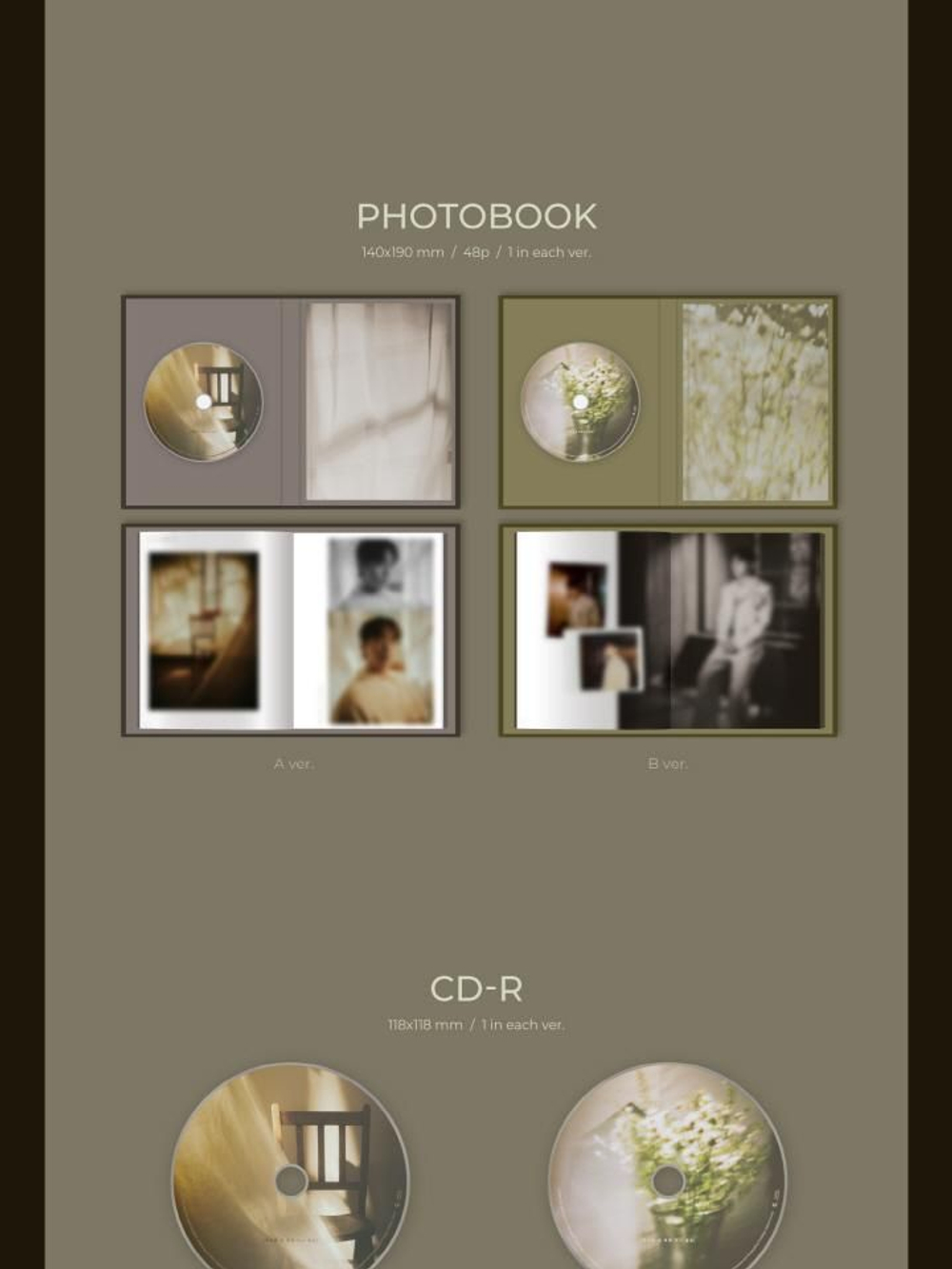 Альбом LEE SEOK HOON - ( ) 4th Mini Album 2 Version SET
