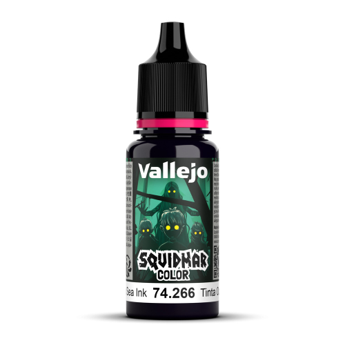 Vallejo Squidmar Color Deep Sea Ink — акриловые чернила, 18 мл (74.266)