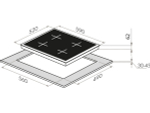 Варочная панель MAUNFELD EVSI594BK индукционная