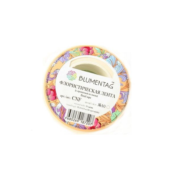 Флористическая лента 27.4 м, 10 белый, Blumentag CNF