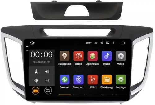 Магнитола для Hyundai Creta 2016-2021 - AIROC 2K RX-2010 Android 13, Быстрая, QLed+2K, CarPlay, SIM-слот