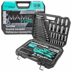 Набор инструментов 218пр. 1/4'',3/8'',1/2''(6гр.)(4-32мм) MAMEDFORCE MF-42182-5