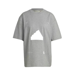 Adidas Oversized Heather Logo Tee "Gray"