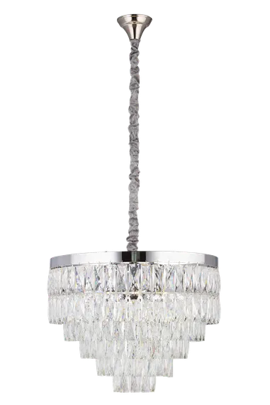 Люстра подвесная NewRgy 8761/10CR CHROME, 10×40 Вт, хромированная