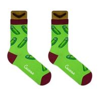 Носки BOOMERANGS Огурчик Рик, салатовый