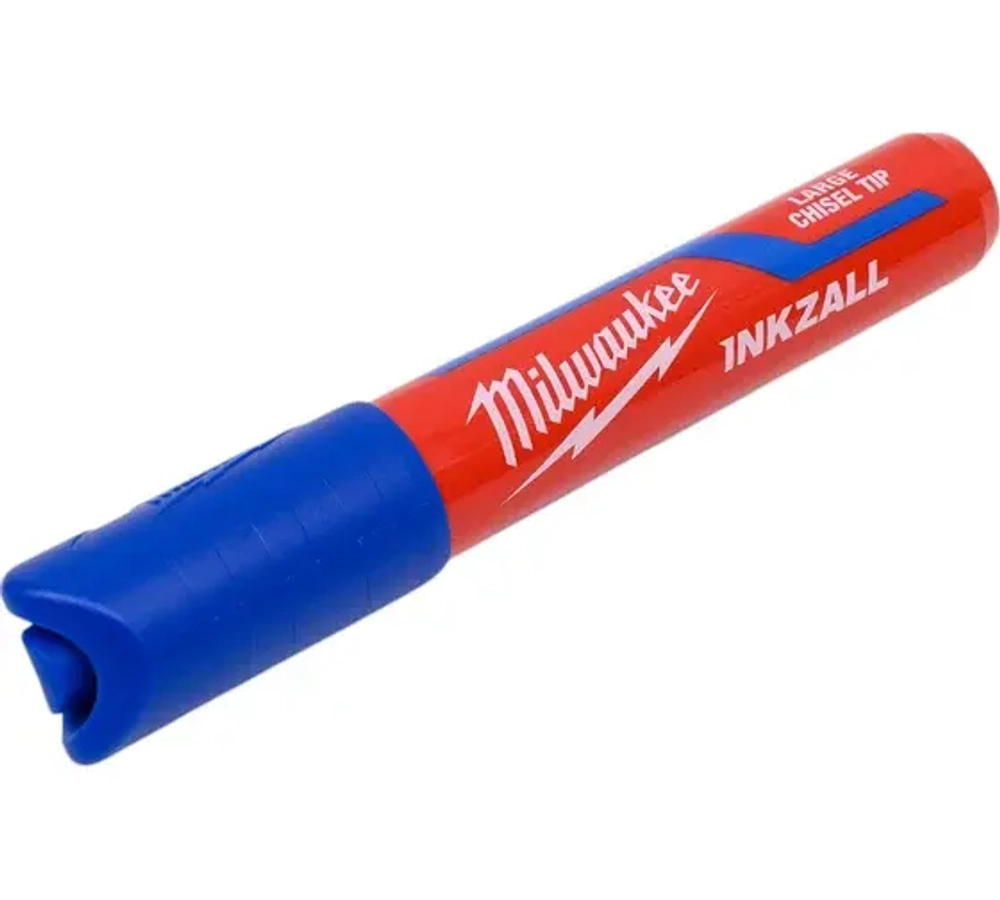 Маркер INKZALL для стройплощадки большой Синий (1шт. заказ кратно 12шт)