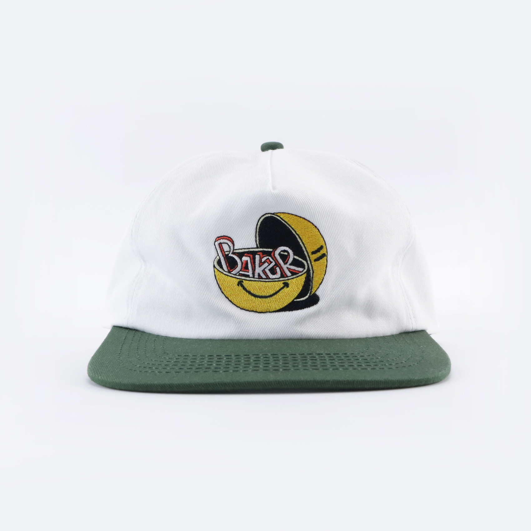Кепка Baker Happy Meal Snapback (white/green) артикул: - купить в магазине Дайс