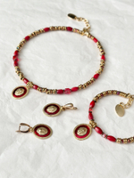 HMG 1307 G Ruby Серьги арт.0679