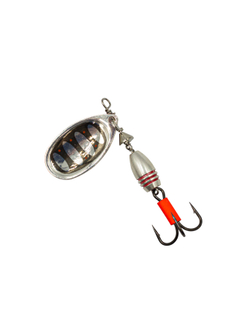 Блесна вращающаяся Savage Gear Rotex Spinner №3 цвет 04 Fluo Orange Silver вес 8 г для ловли окуня, голавля, язя, жереха и щуки
