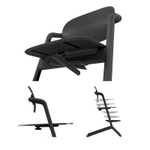 Стульчик для кормления Cybex Lemo 4 в 1 с мягкими чехлами Comfort Inlay Stunning Black/Stone Blue