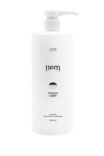 LAROS BEAUTY Шампунь для мягкого очищения 11PM Shampoo Light, 1000 ml