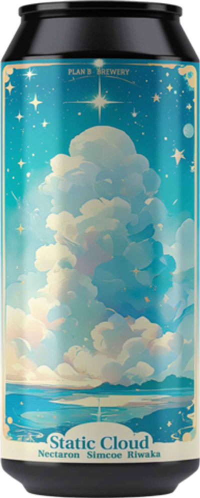 Пиво План Б Статик Клауд Нектарон, Симко, Ривака / Plan B Static Cloud Nectaron / Simcoe / Riwaka 0.45 - банка