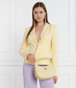 Кожаная сумка хобо half moon mini vitello seta Pinko - желтый(101523 A0F1)