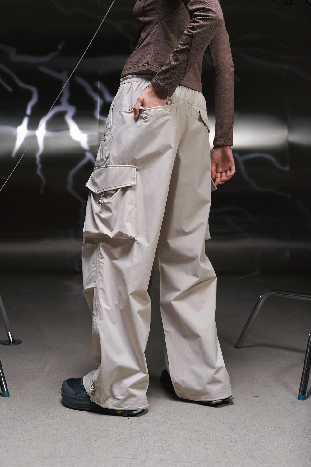 Брюки Nothomme Outdoor 3M Scotchgard Cargo Paratrooper Pants "Light Gray" Women's
