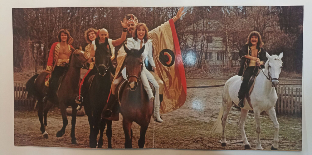 Винтажная виниловая пластинка LP Dschinghis Khan Чингисхан (Germany 1979)