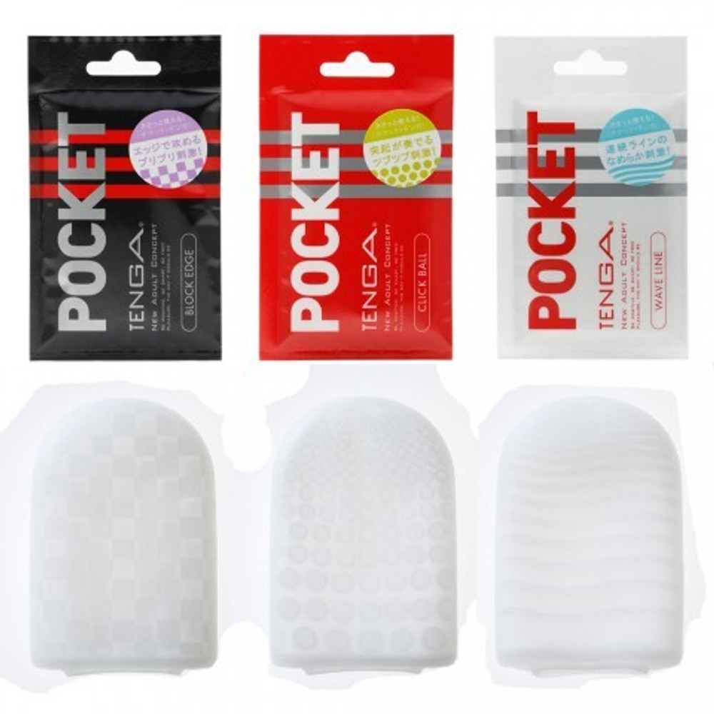TENGA Pocket Мастурбатор Block Edge
