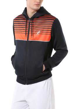 Мужская теннисная толстовка Australian Double Lines Jacket - blue navy