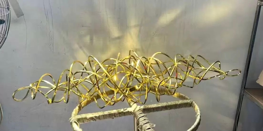 Pendant design lamp Doodle by Terzani (Gold)