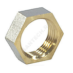 Контргайка латунь никель Ду 15 (1/2") ВР 9020 ГОСТ 32585-2013 Aquasfera 9020-01