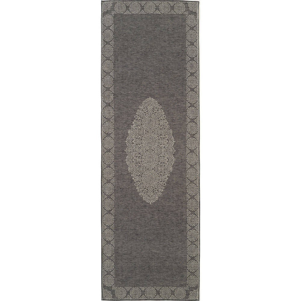 Дорожка на стол Fleur De Chine Leitner 50x150 Серый