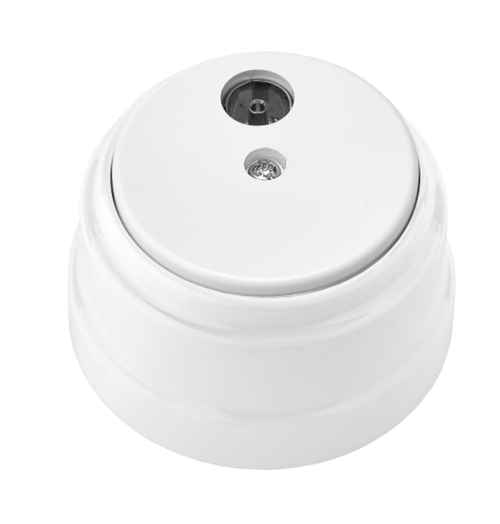Розетка ретро телевизионная, белая, Bylectrica TP-5241