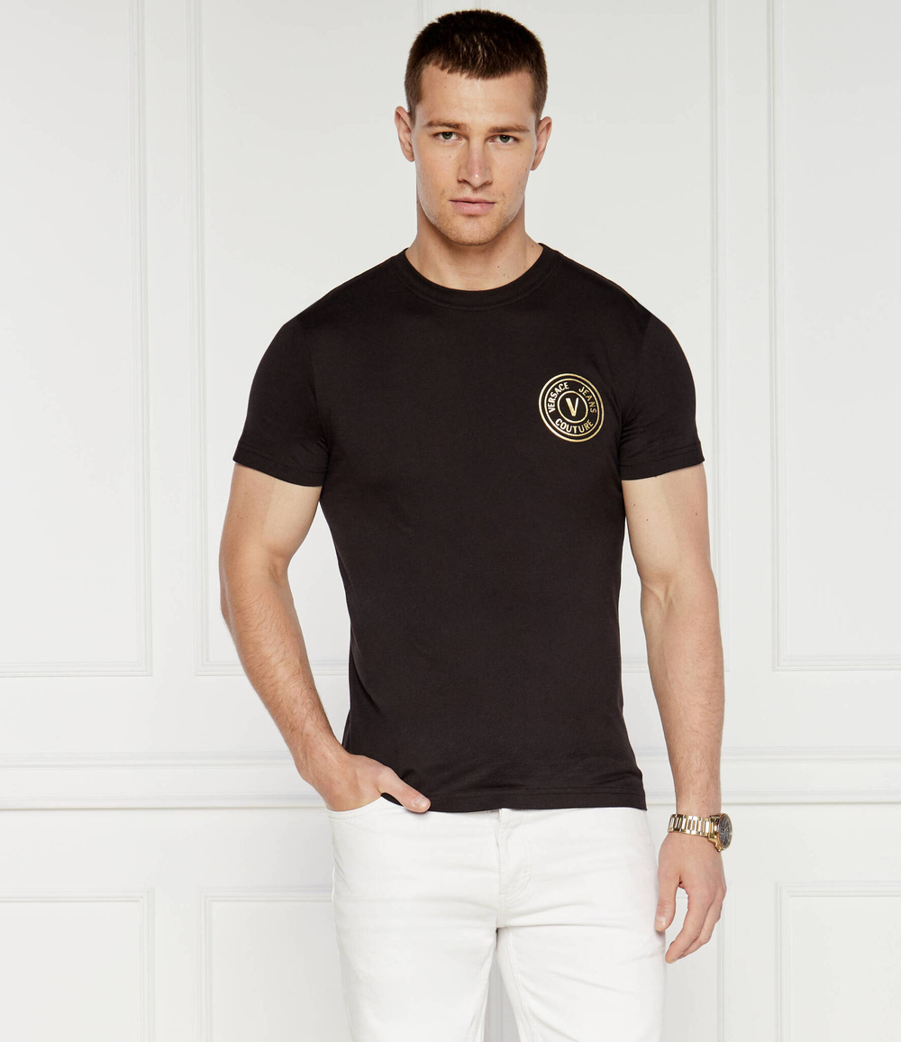 Футболка Versace Jeans Couture - черный(77GAHT00CJ00T)