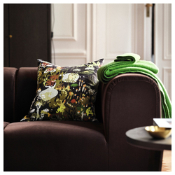 IKEA STOCKHOLM  (ИКЕА СТОКХОЛМ)  -  2025 Наволочка декоративная - чёрная/разноцветная 50x50 см