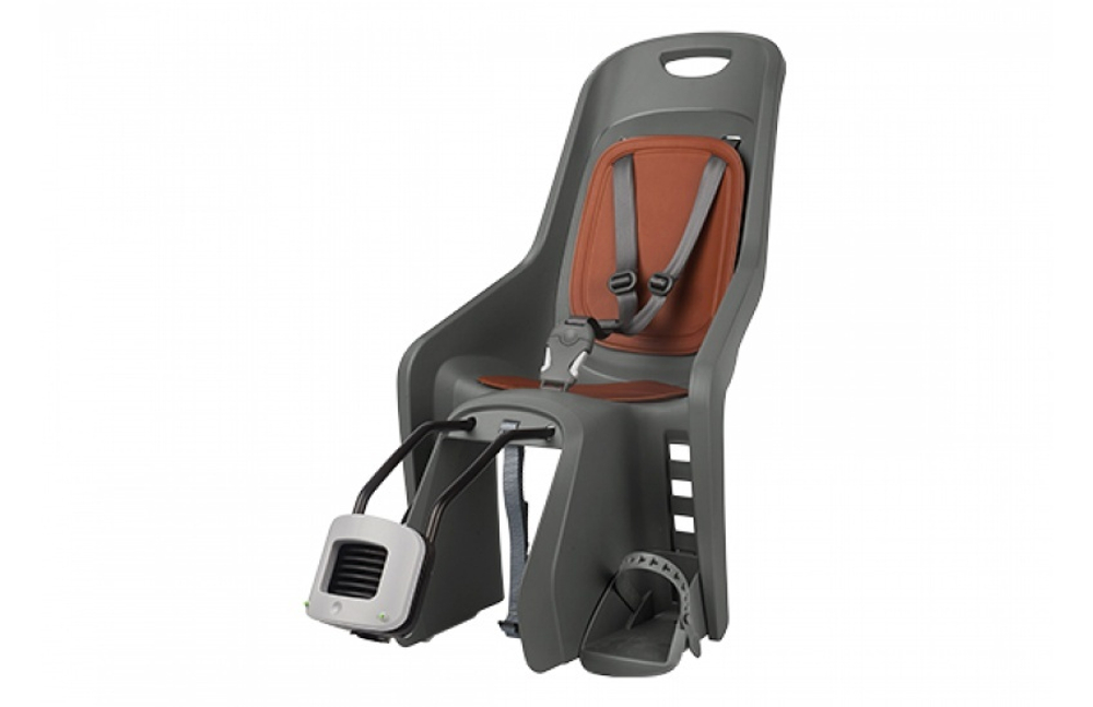 Детское кресло заднее Polisport Bubbly maxi+ ff, charcoal grey/brown