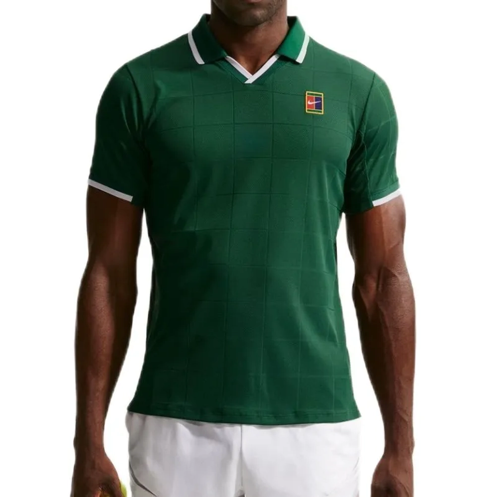 Мужское теннисное поло Nike Court Dri-Fit Advantage Slam - geogre green