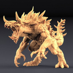 Тараск миниатюра для dnd, днд, pathfinder, фентези, Настольная игра, НРИ, Варгейм, РПГ