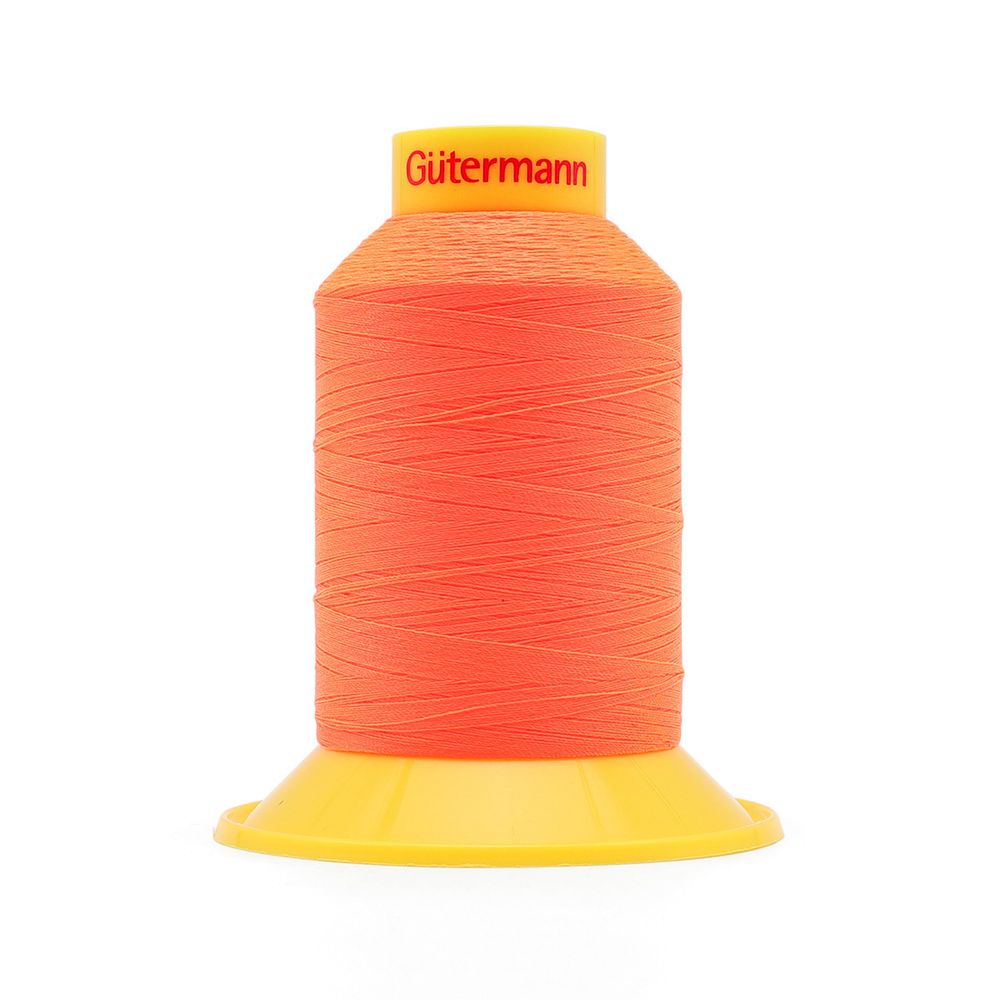 Нитка эластичная Gutermann Maraflex 120 (1500 метров), 1 кат. | 3871 неоновый оранжевый