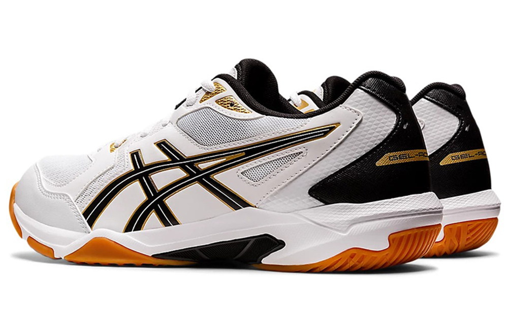 ASICS Gel Rocket 10 2E Wide "White Black Gum"