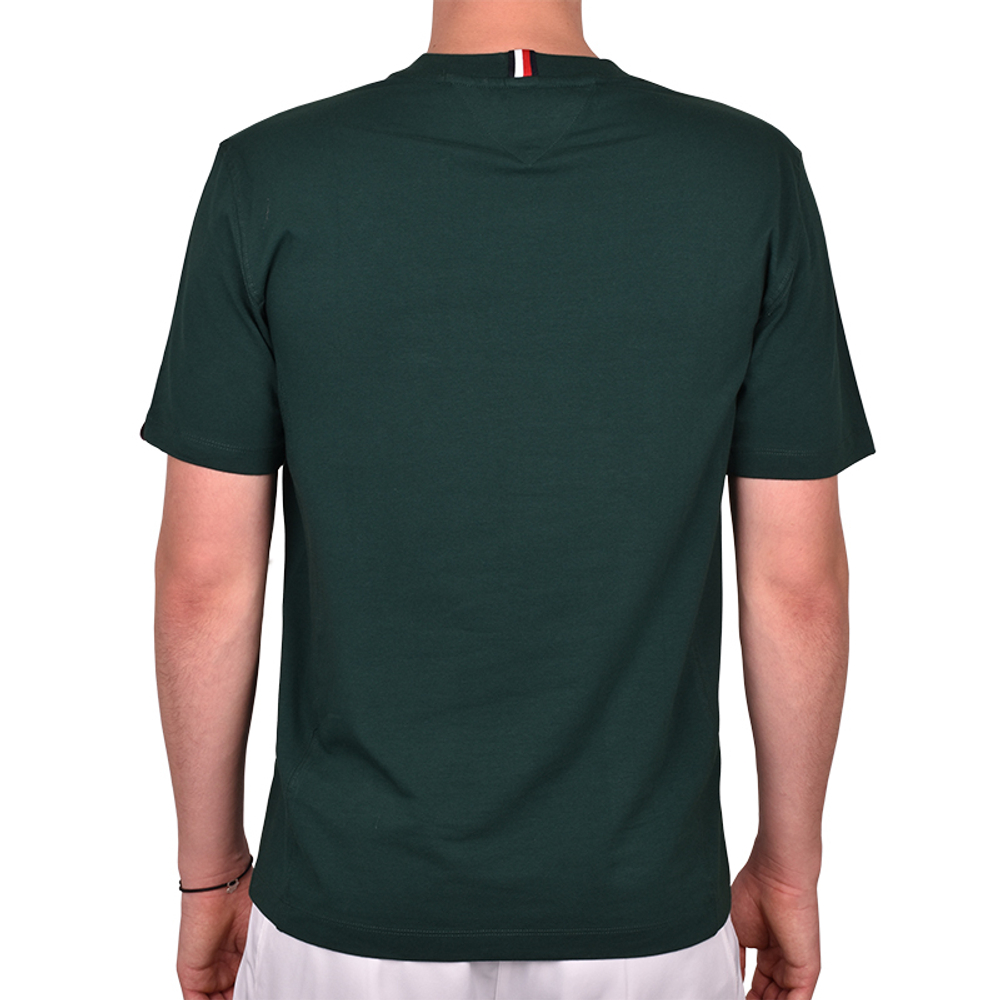 Мужская теннисная футболка Tommy Varsity Graphic Short Sleeve Tee - зеленый