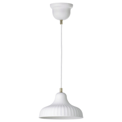 IKEA SKIVTOFS  (ИКЕА СКИВТОФС)  -  Подвесной светильник - кремовый/керамика 24 см