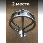Велопарковка №206-2 Атлет Мастер, из нержавеющей стали, на 2 места, 560*200*900 мм.