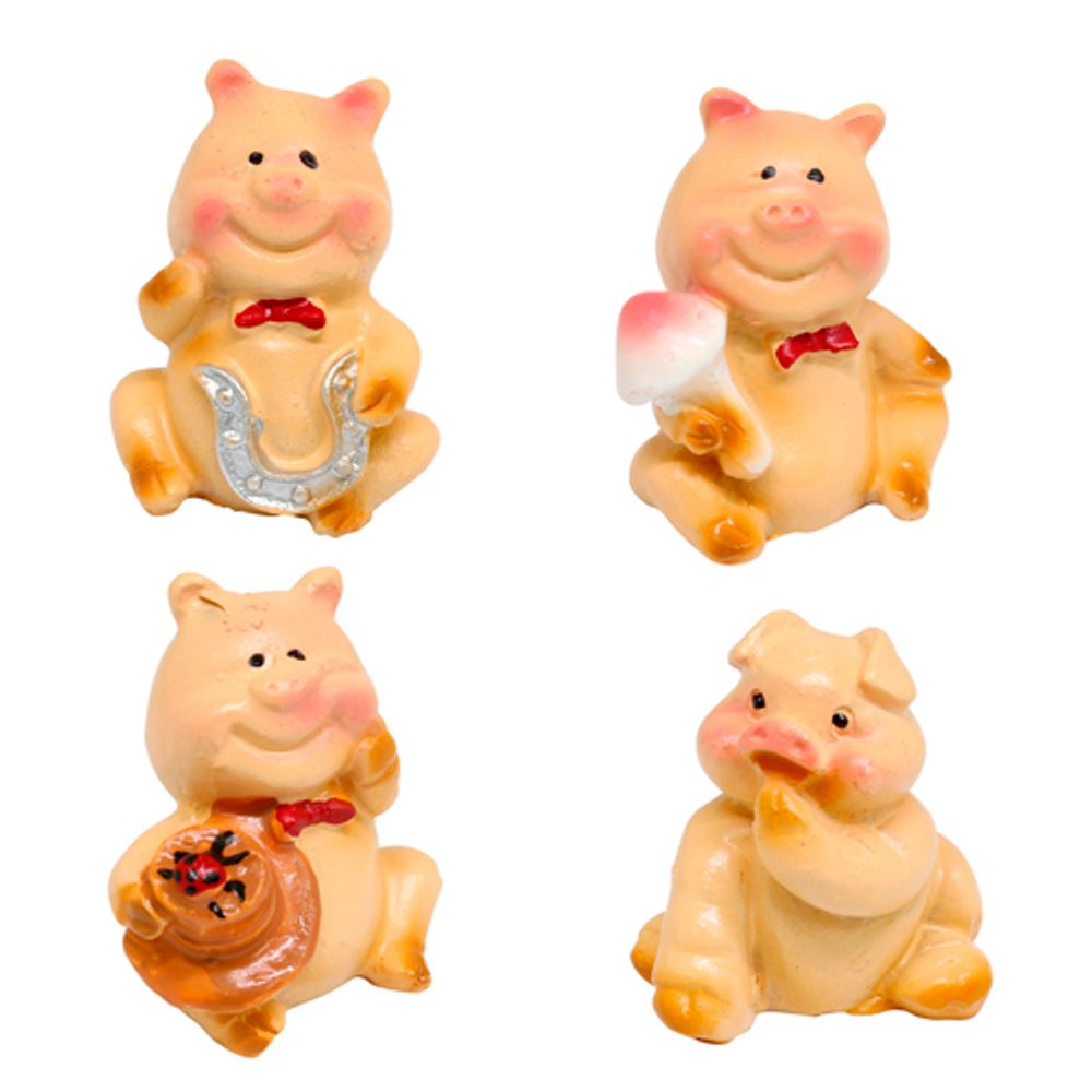 Миниатюра кукольная: Свинка, 3,5*2CM, в ассортименте AS15-11