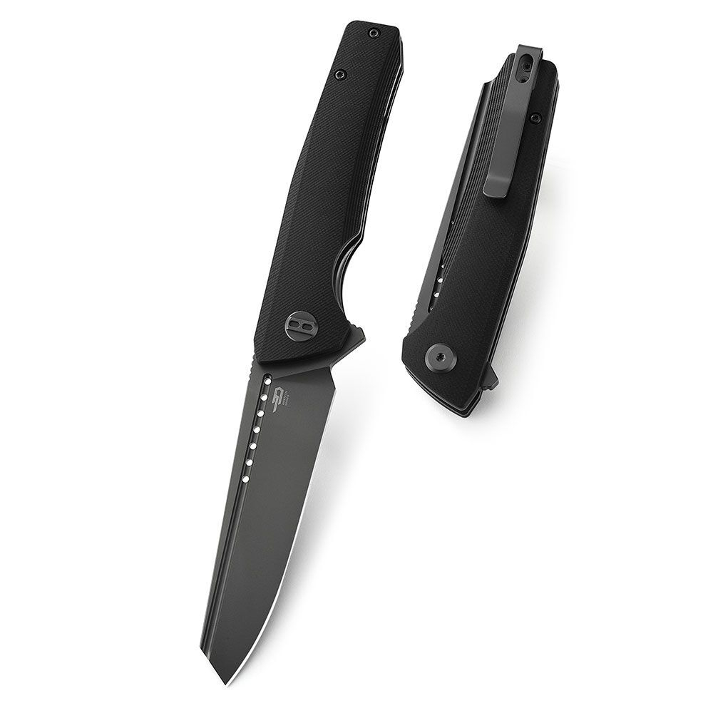 Нож туристический Bestech Slyther сталь 14C28N, рукоять G10 черная