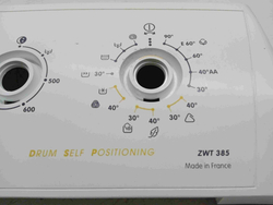 ZWT385 кт274 Лицевая панель стиральной машины Zanussi ZWT385 б/у