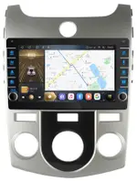 Магнитола для KIA Cerato 2 2008-2013 (кондиционер) - Kuberg OL-9736-M (кнопки и крутилки), Android 12, Быстрая, CarPlay, 4G SIM-слот
