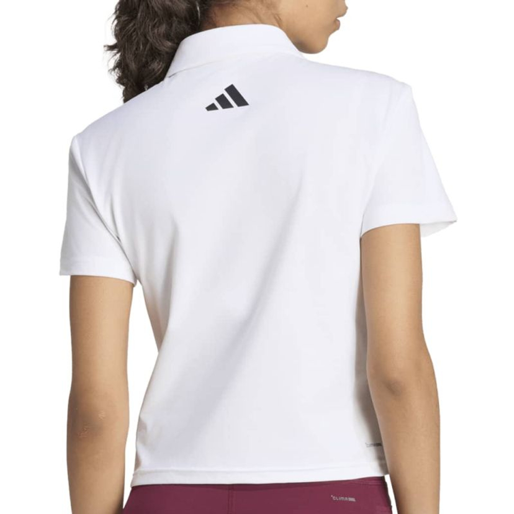 Damskie polo Adidas Tennis - white