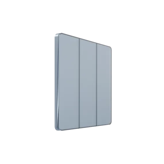 Переключатель проходной трехклавишный Systeme Electric Infinity Стальное небо FSE001131