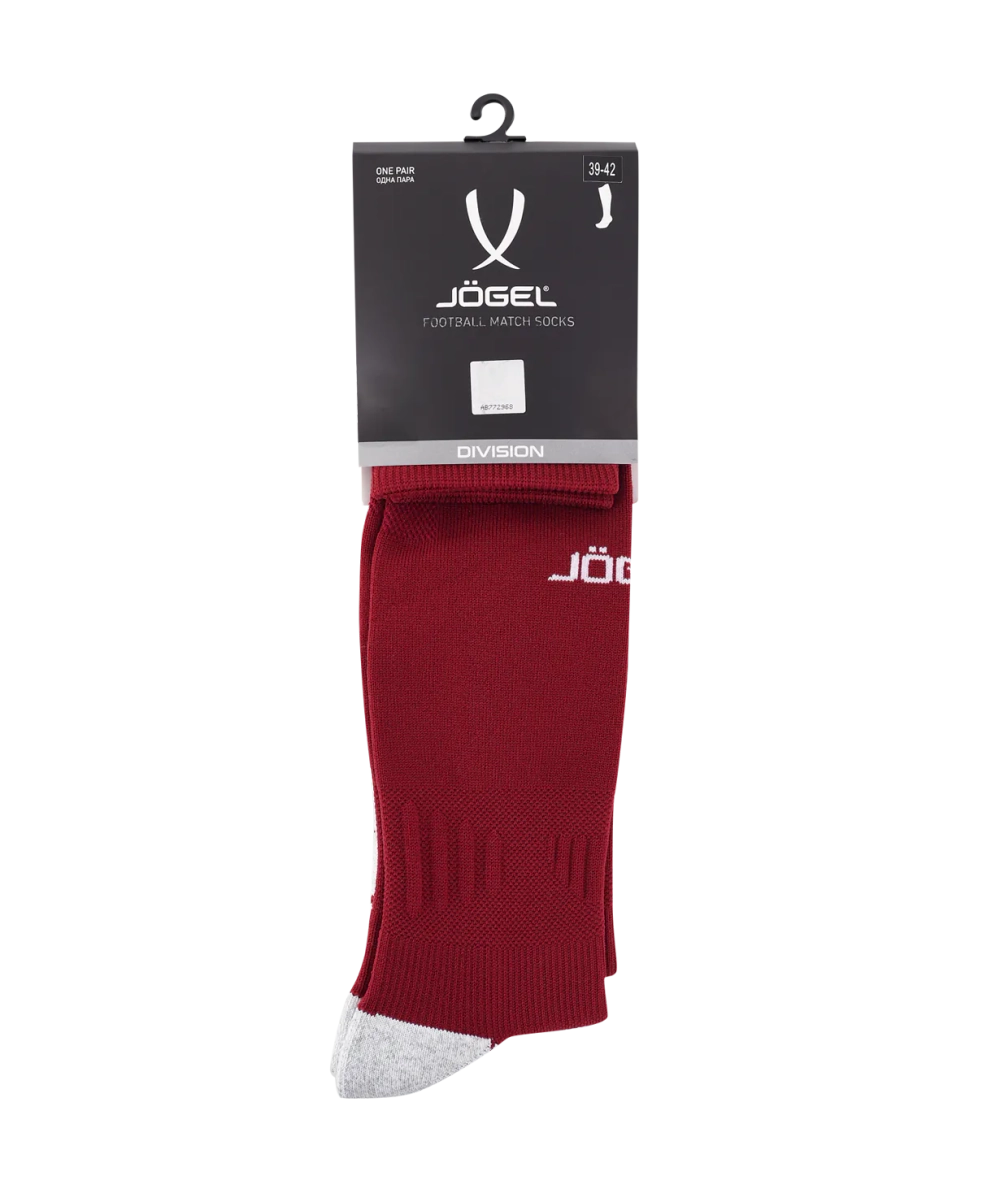 Гетры футбольные Match Socks, гранатовый