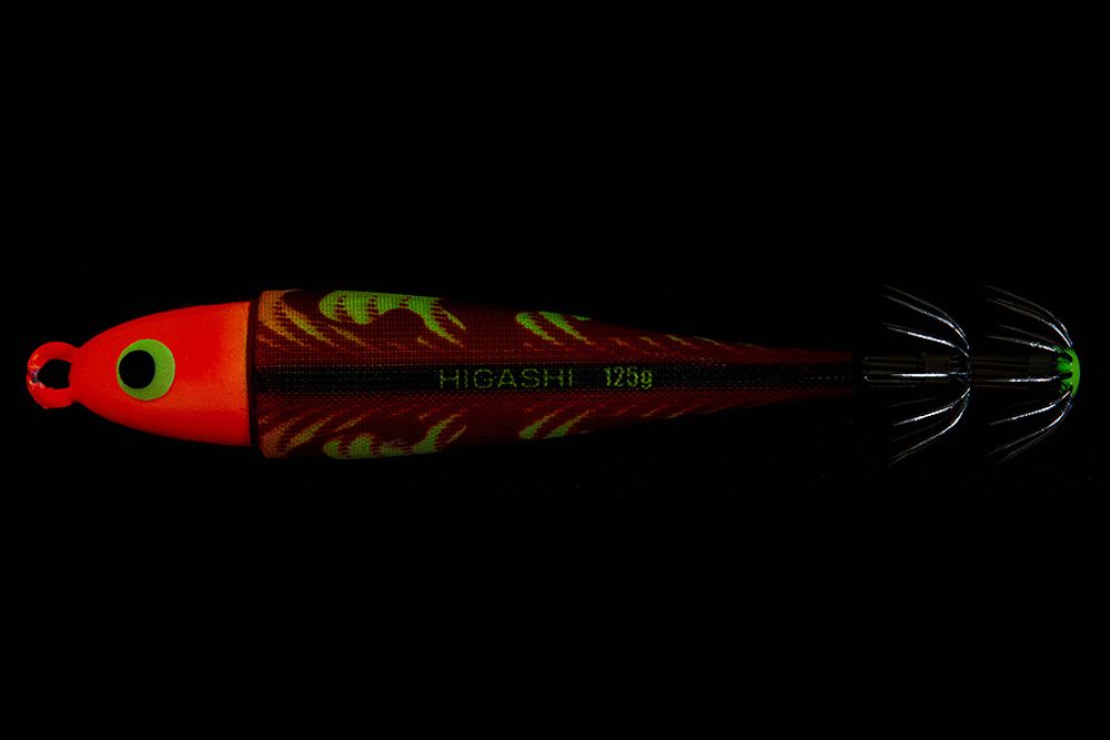 Кальмарница HIGASHI Squid Cloth sinker 125g #08 Red Shad