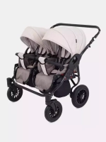 Коляска SIENA DUO (BartPlast) 02 коричневый-бежевый
