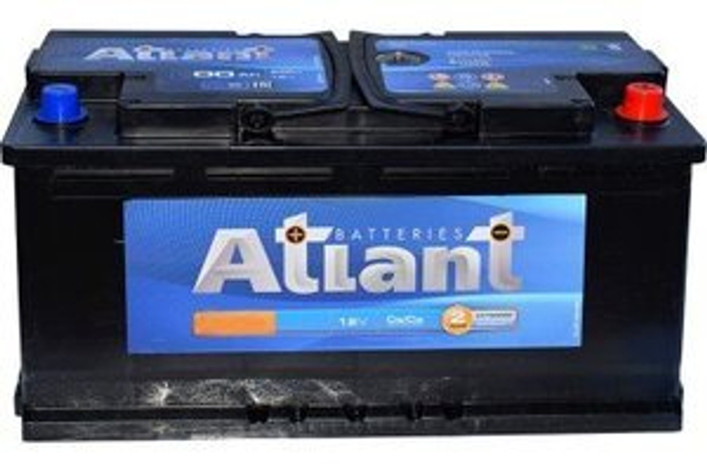 Аккумулятор 6СТ-90 А.ч., о.п., R+, ATLANT Extra Power