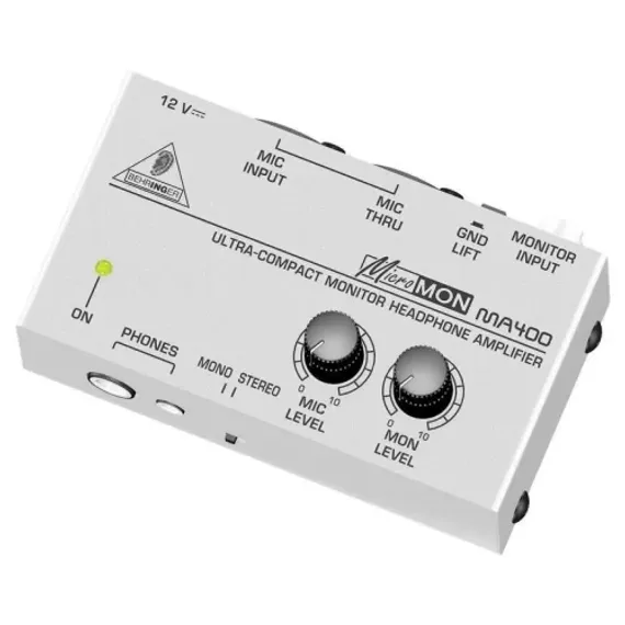 Behringer MA400 - компактный мониторный усилитель для стерео-наушников