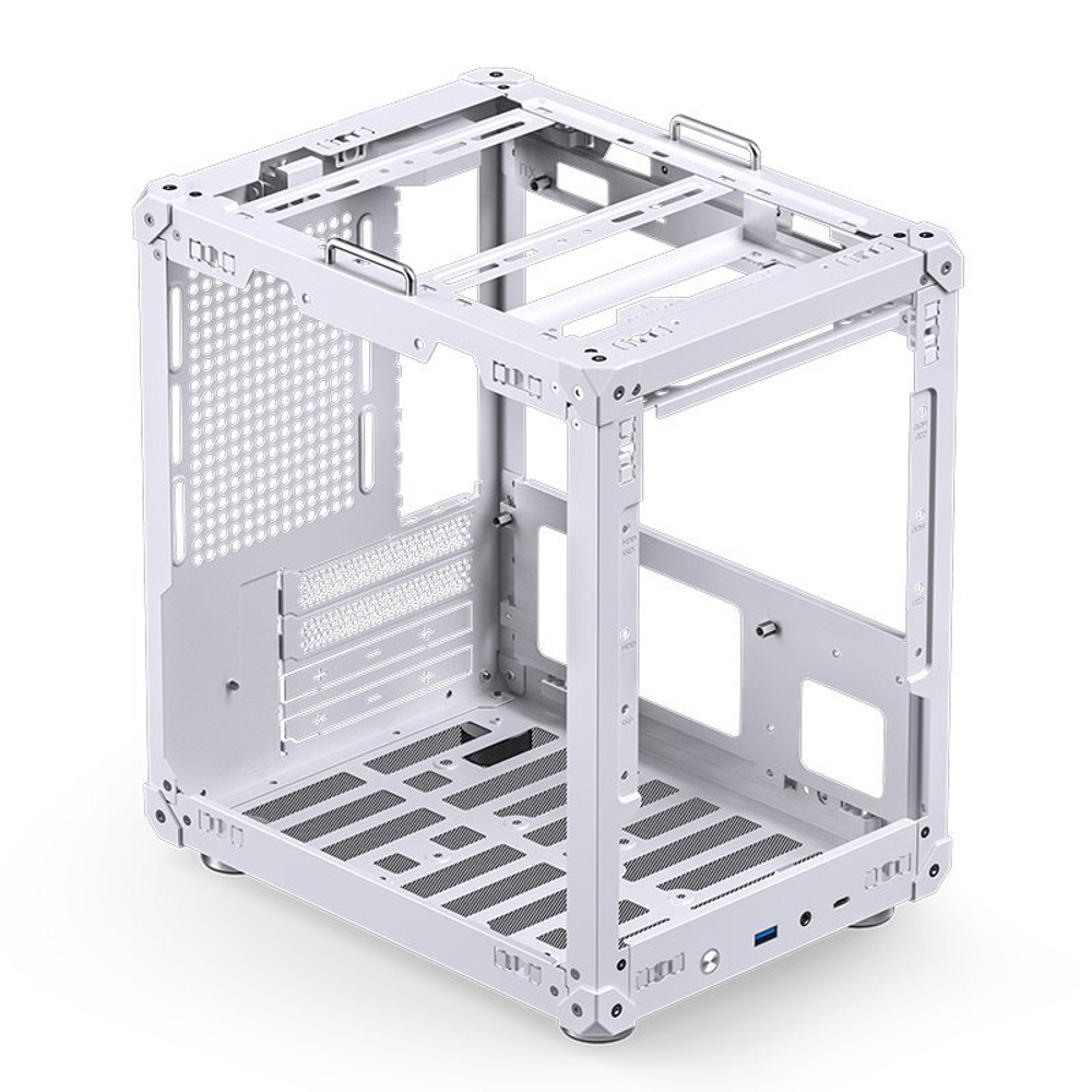 Корпус JONSBO C6-ITX, ITX, MINI-DTX, белый (без БП)